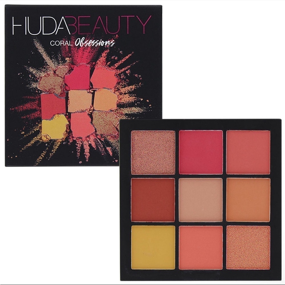 🌿 HUDA BEAUTY Coral Obsessions Palette - Picture 7 of 12